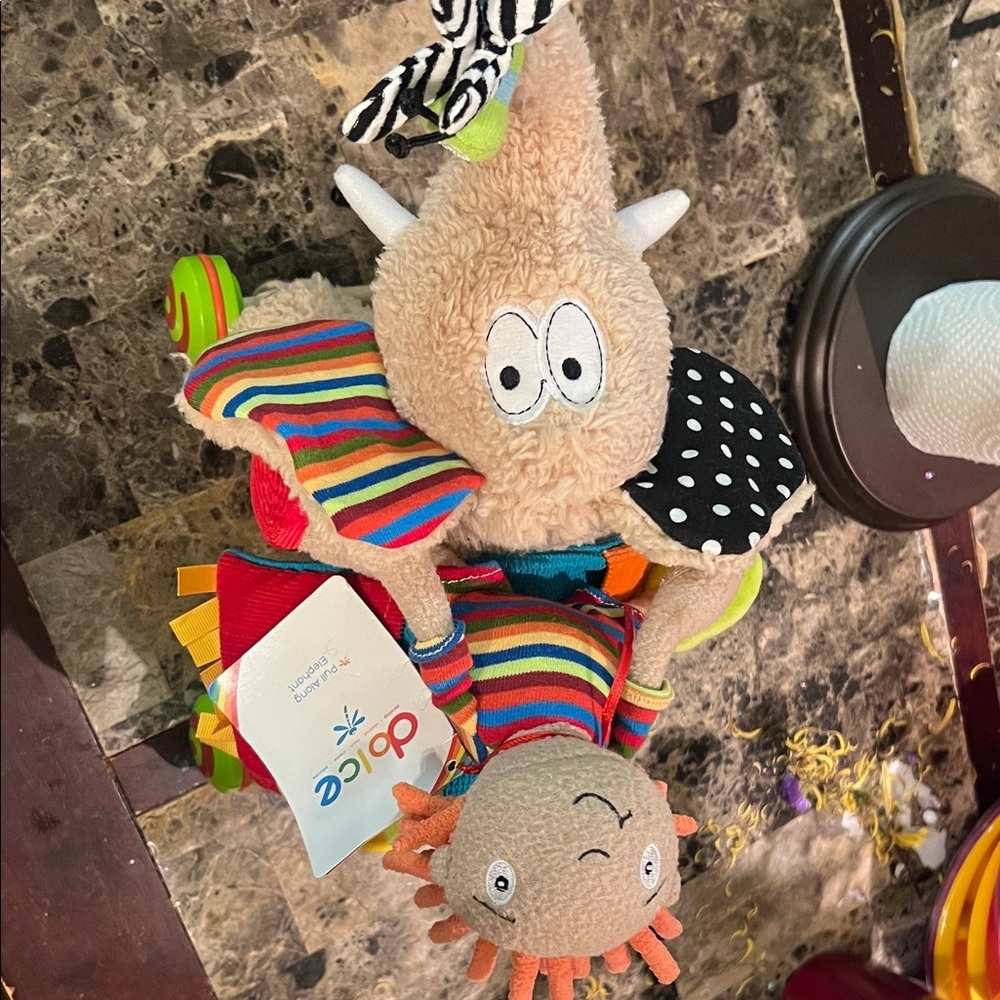 Dolce Colorful Dinosaur Stuffed Toy